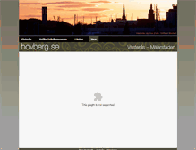 Tablet Screenshot of hovberg.se